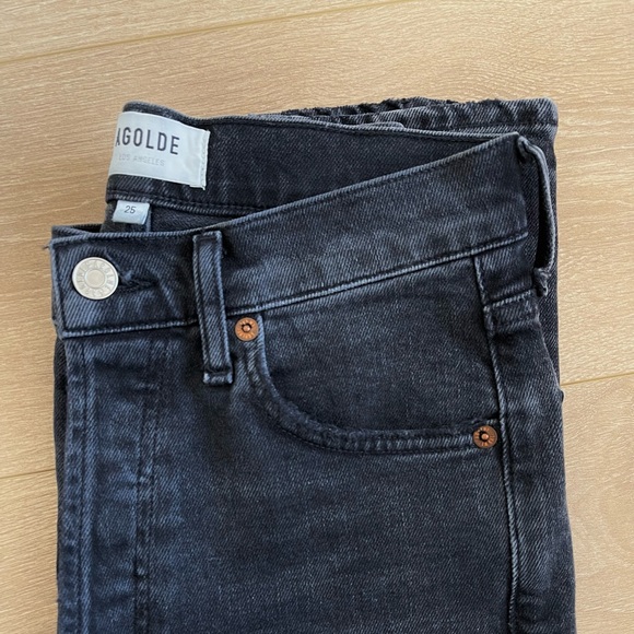 EUC Agolde Nico High Rise Slim Jeans sz 25 - Picture 4 of 5